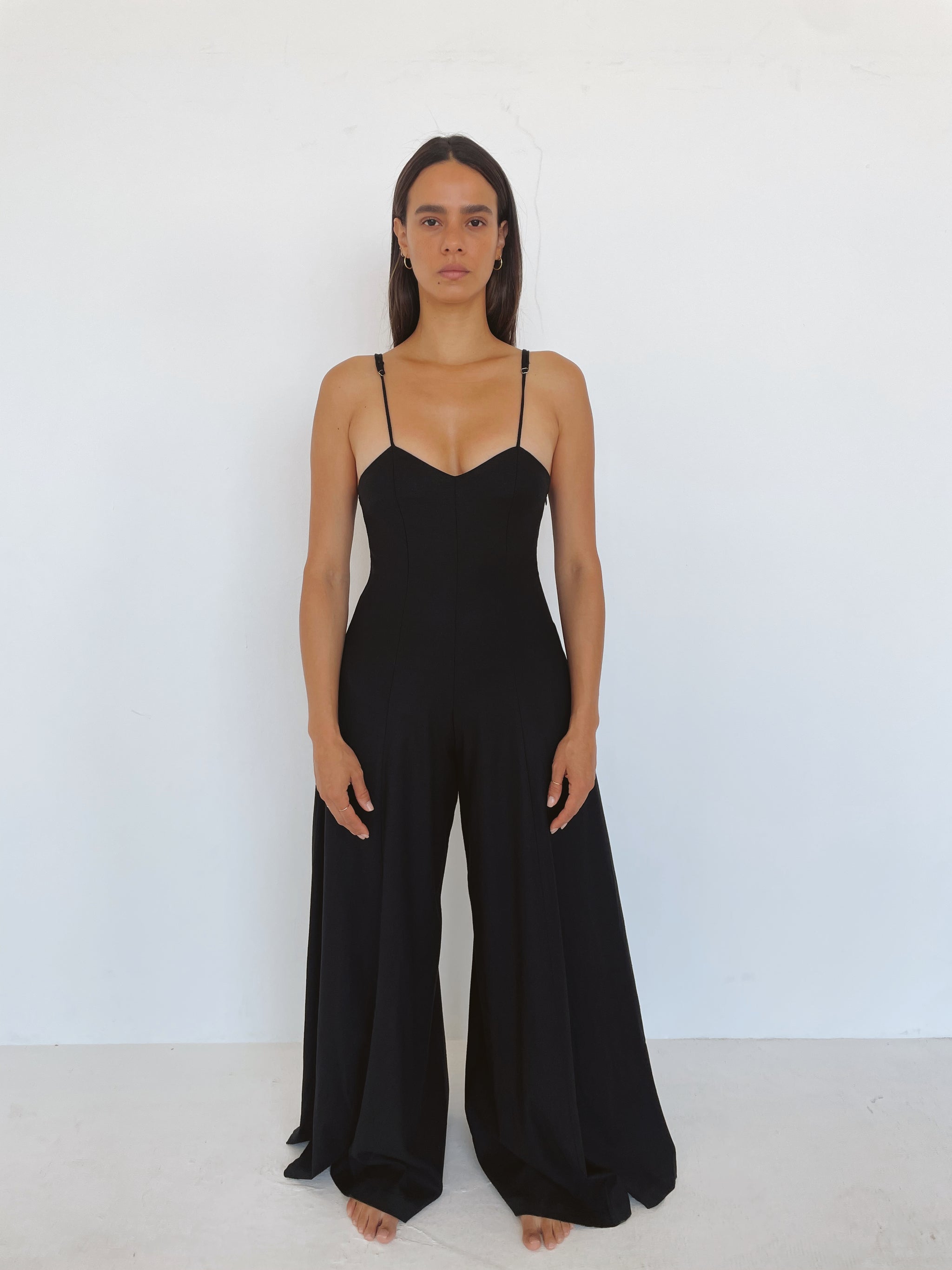 Yara Wide Leg Jumpsuit – Sleeveless Statement One Piece – B.FREEDOM